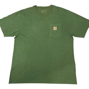 Carhartt Green Loose Fit Pocket T-Shirt Men's L
